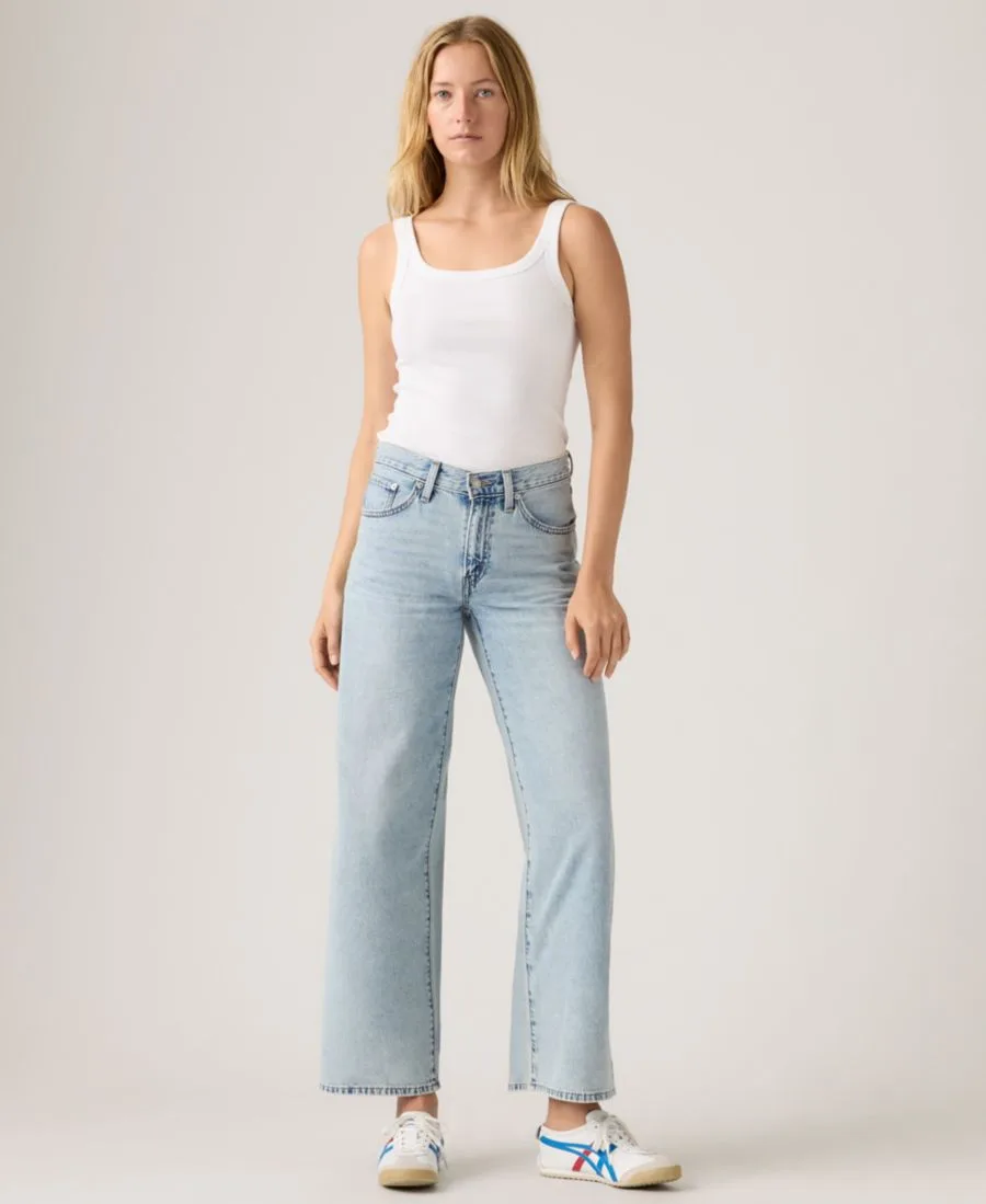 Женские джинсы средней длины с широкими штанинами до щиколотки Levi's, Main Character