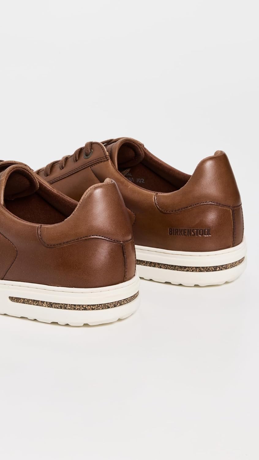 Унисекс кроссовки Birkenstock Bend Low из натуральной кожи, Cognac — фото 3