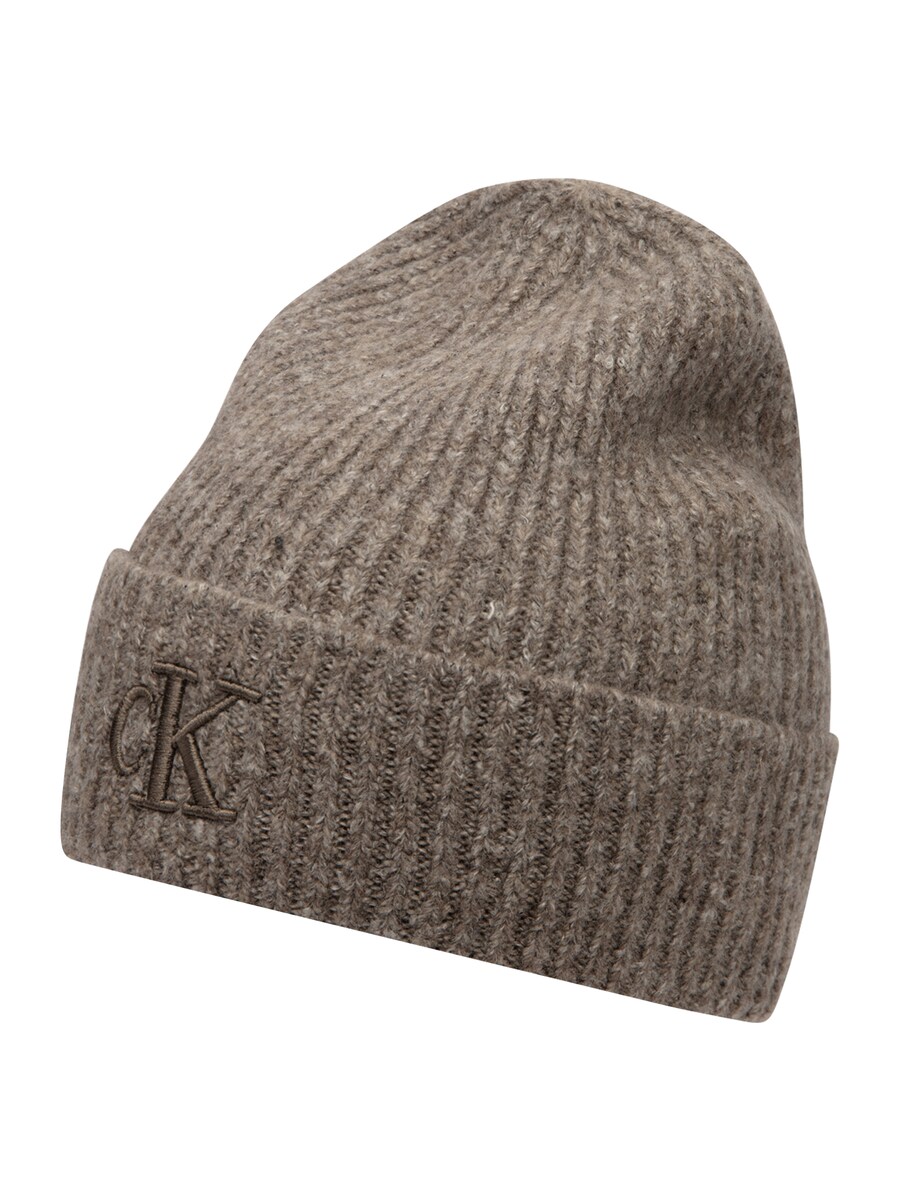 

Шапка Calvin Klein Jeans Beanie, цвет mottled grey