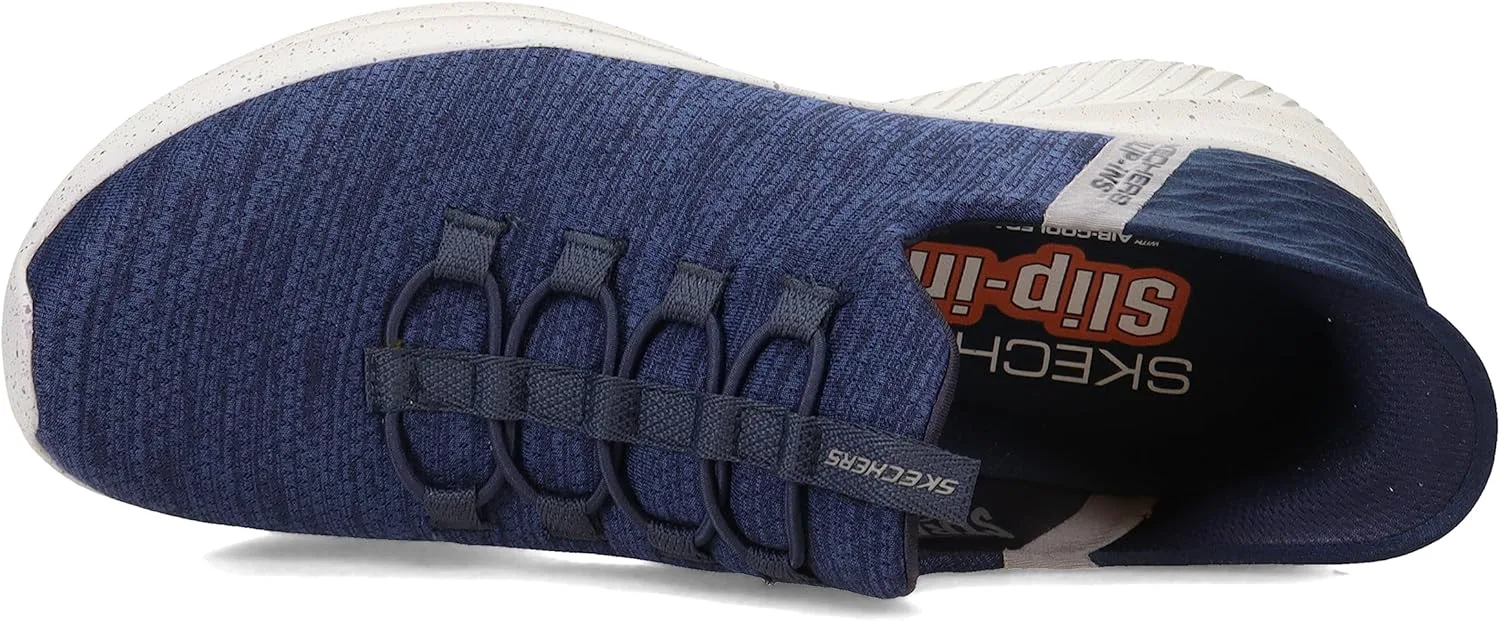 Мужские кроссовки Skechers Ultra Flex 3.0 с мгновенной посадкой без застежек, темно-синий — фото 3