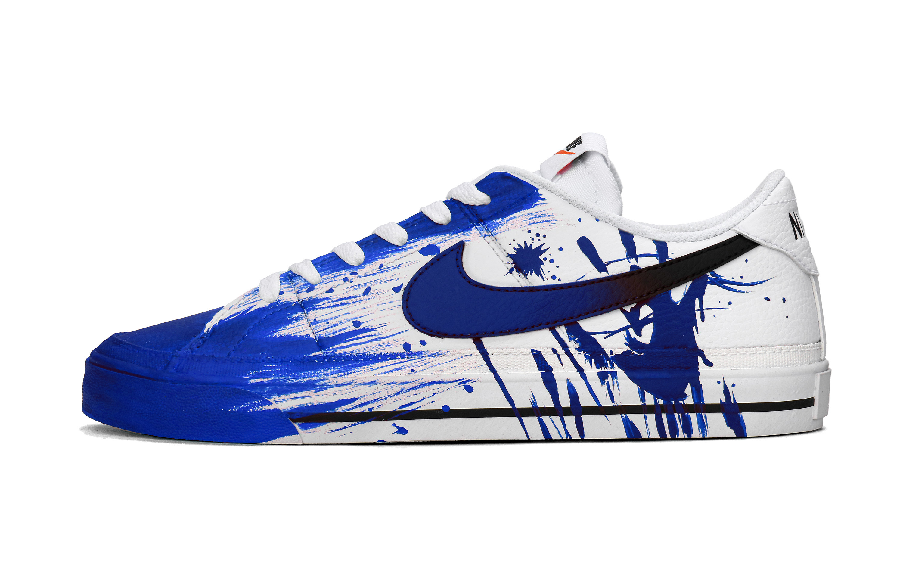 

Nike Кроссовки Court Legacy Quantum Space Cat с граффити и принтом руки, износостойкие, низкие, для скейтбординга, мужские, сине-белые