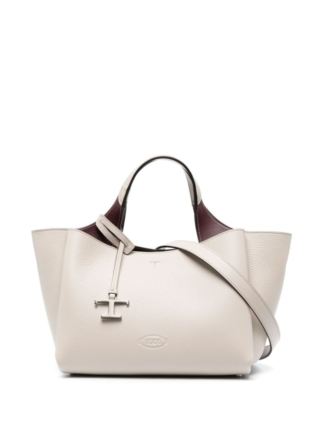 

Tod's сумка-тоут с логотипом, серый