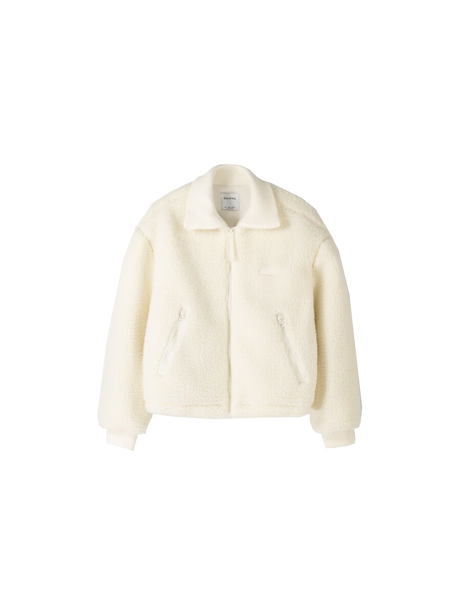 

Куртка Bershka Between-Season Jacket, экрю