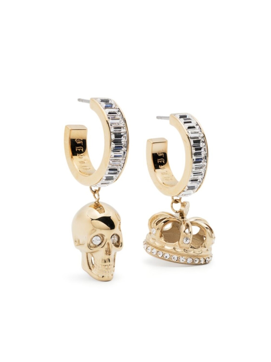 

Серьги с подвесками Philipp Plein, золотой