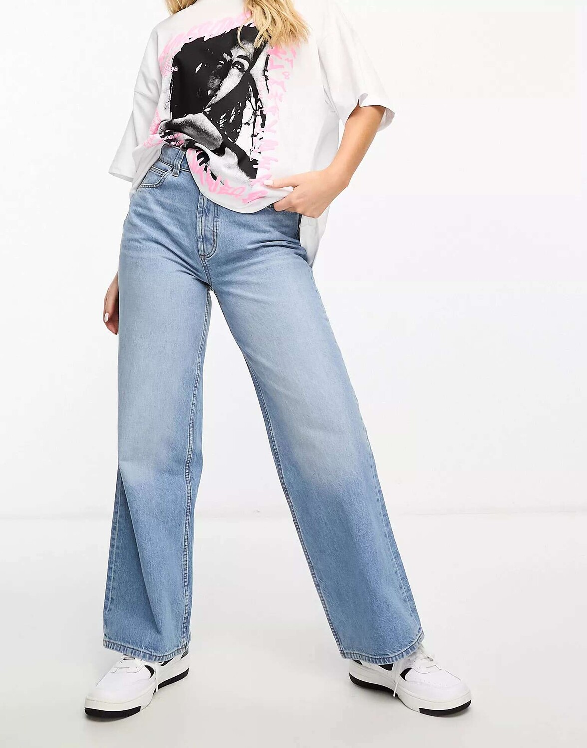 

Синие джинсы ASOS Hourglass Dad