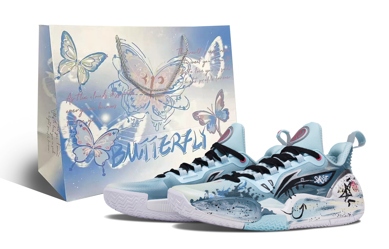 

Скоростные 9 амортизаторы противоскользящие износостойкие низкие баскетбольные кроссовки men's LINING, черный