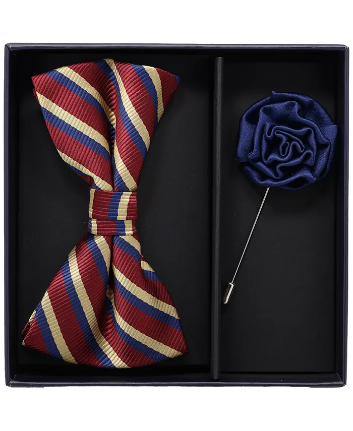 

Мужской набор из 2 предметов: галстук-бабочка и значок на лацкан Ben Sherman, красный