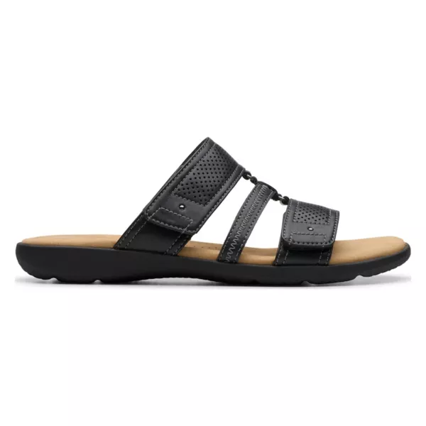 Женские сандалии Elizabelle ave на плоской подошве Clarks, цвет off white leather — фото 2