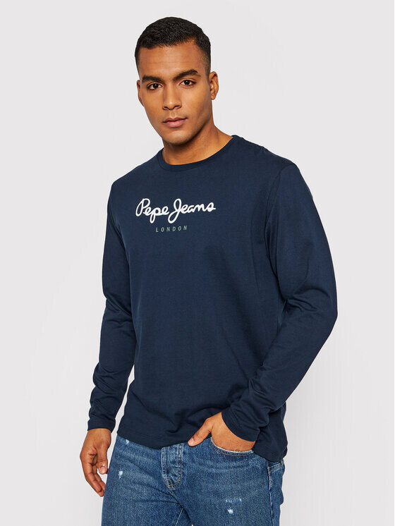 

Классический крой с длинными рукавами Pepe Jeans, синий