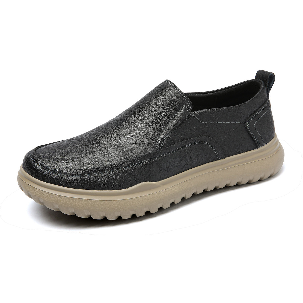 

Mulinsen Мужские повседневные кроссовки Low Top черные, цвет Black