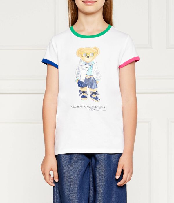 

Футболка ssbearcn-knit Regular fit Polo Ralph Lauren, белый