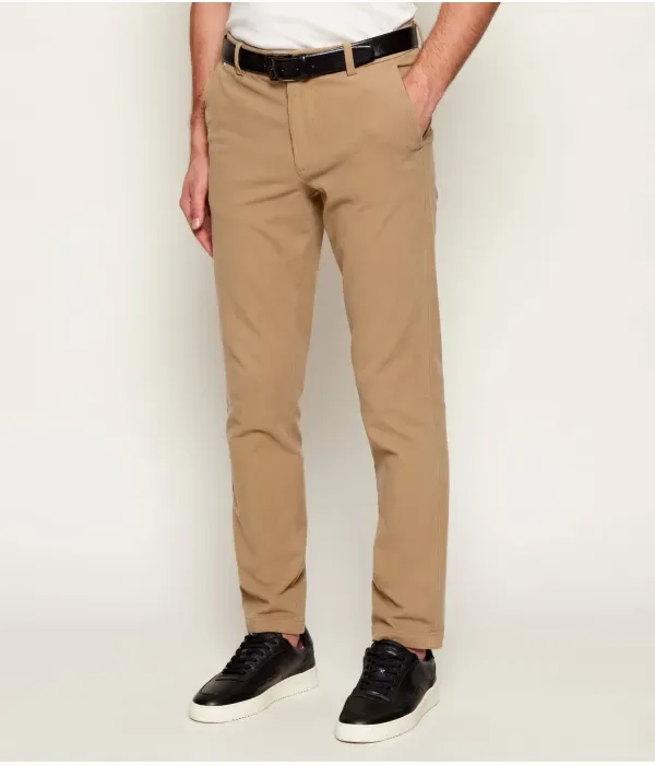 Брюки чинос H-Kaiton1 slim fit Boss, бежевый
