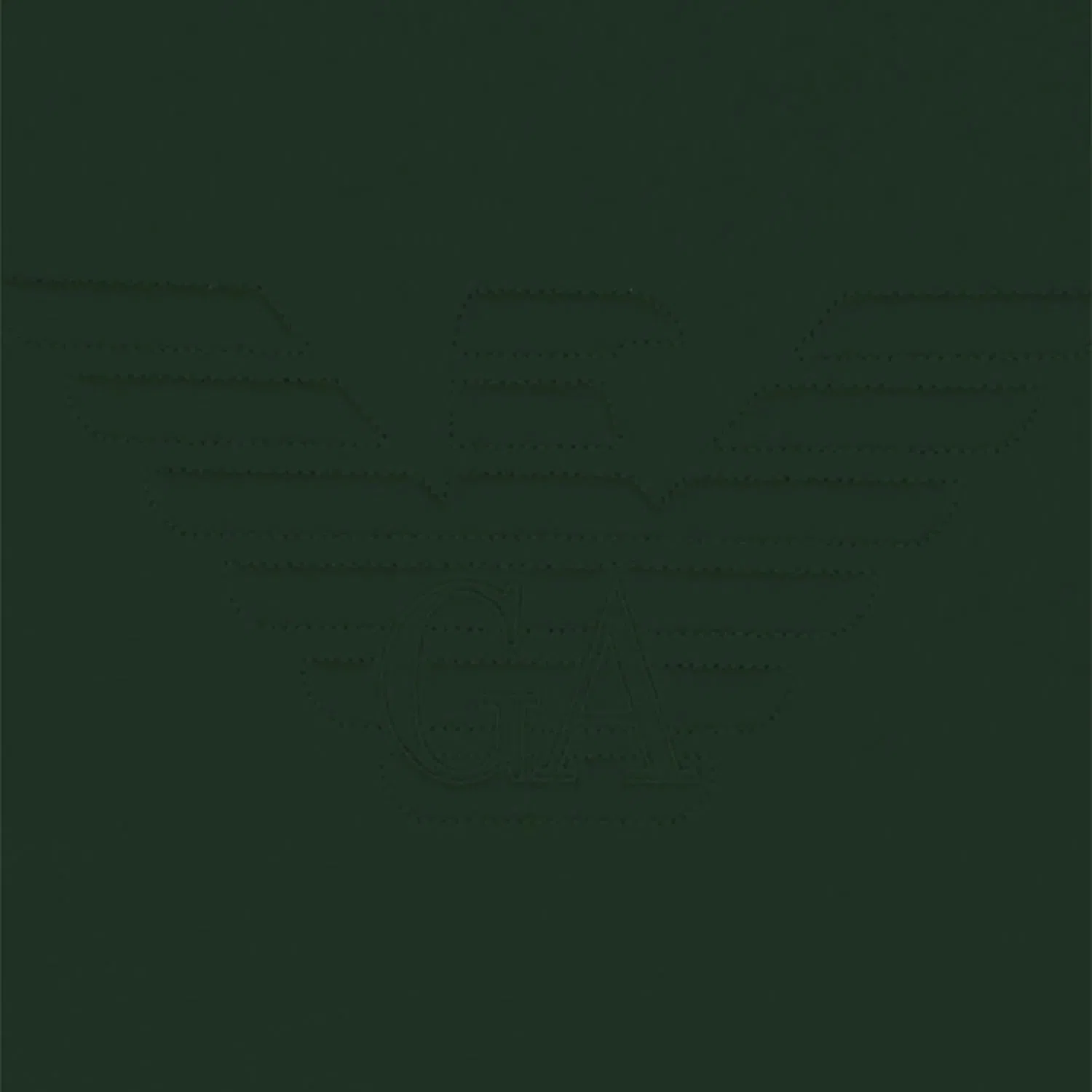 Футболка мужская dark green, круглый вырез, прямой крой EMPORIO ARMANI — фото 4