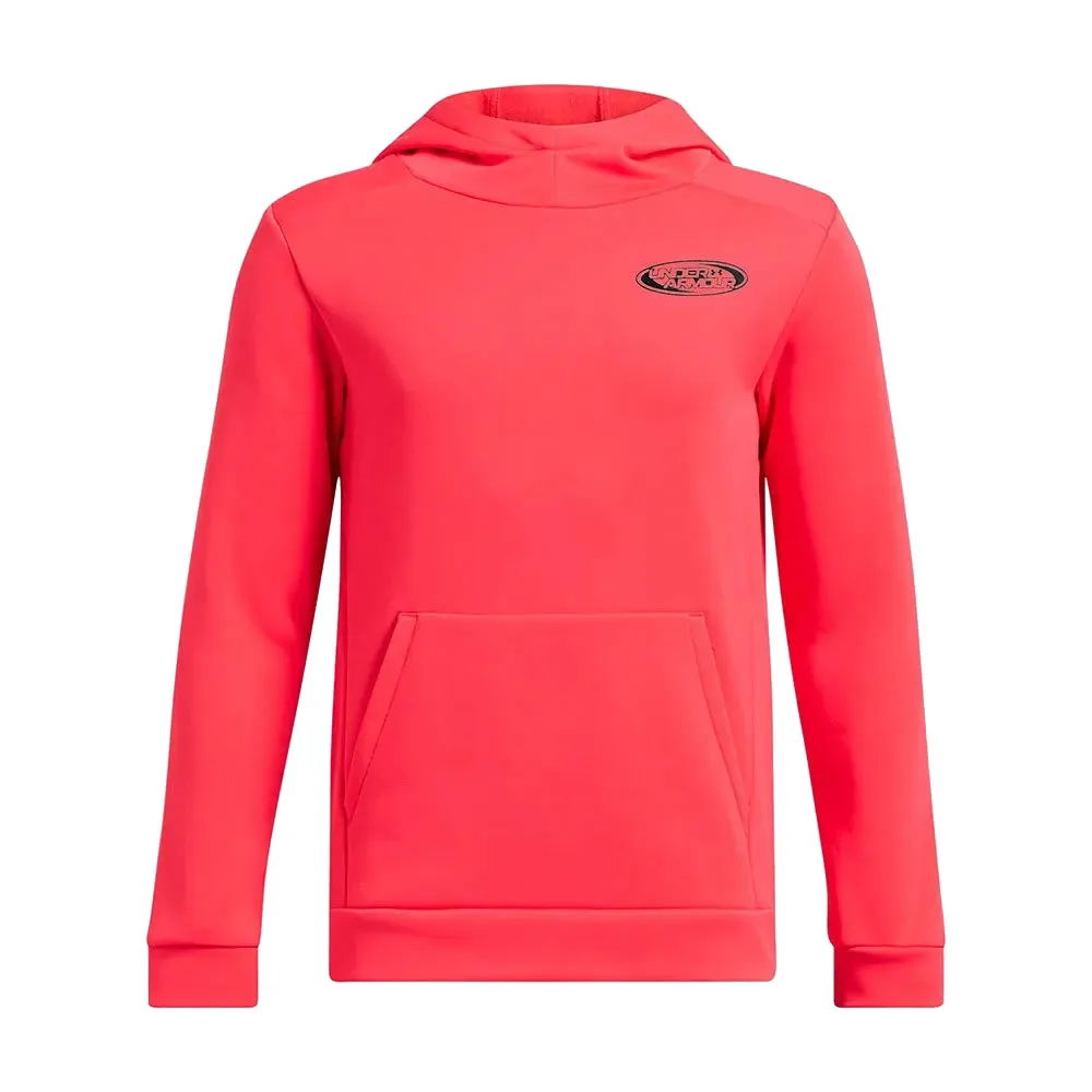 

Худи Under Armour Fleece Glitch, красный