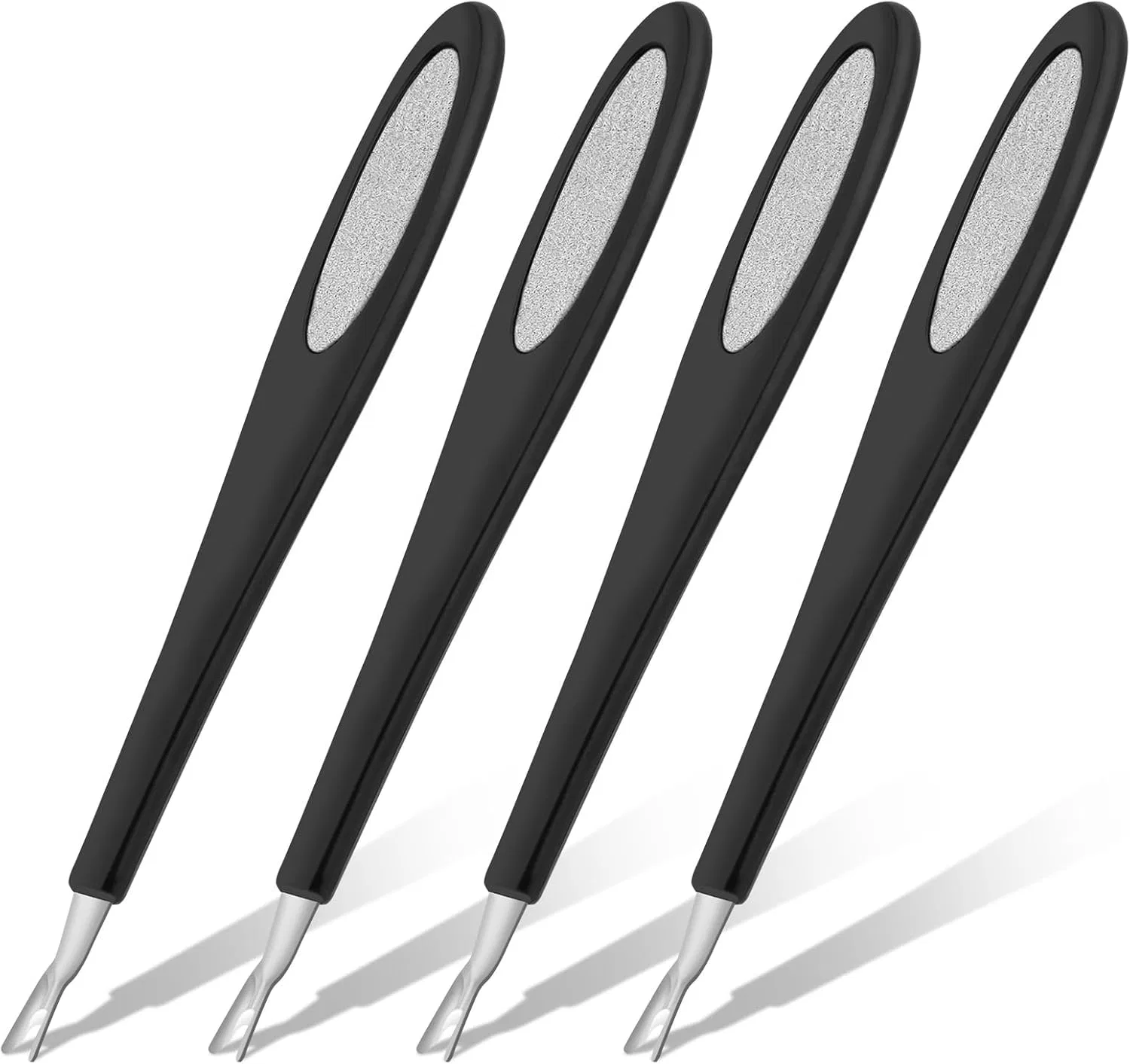 Набор из 4 инструментов для удаления кутикулы с толкателем и вилкой Alaoo, Type A-4 Pieces