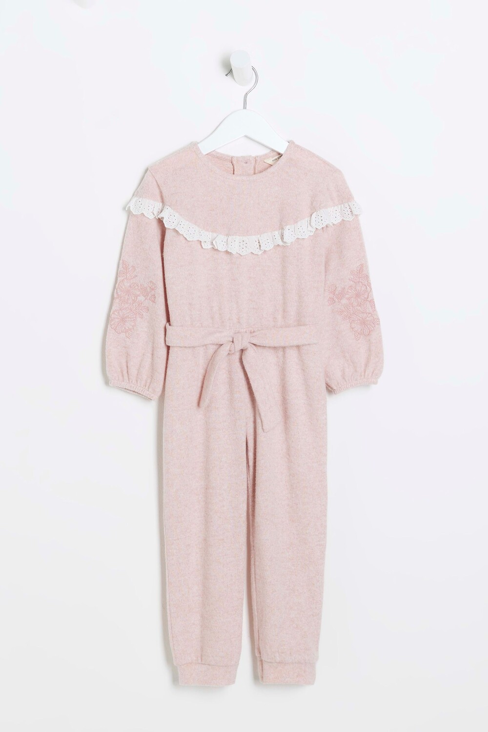 

Уютный комбинезон мини для девочки River Island, розовый