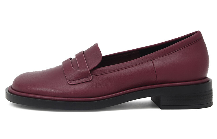 

Туфли Мэри Джейн женские бордовые Charles&Keith