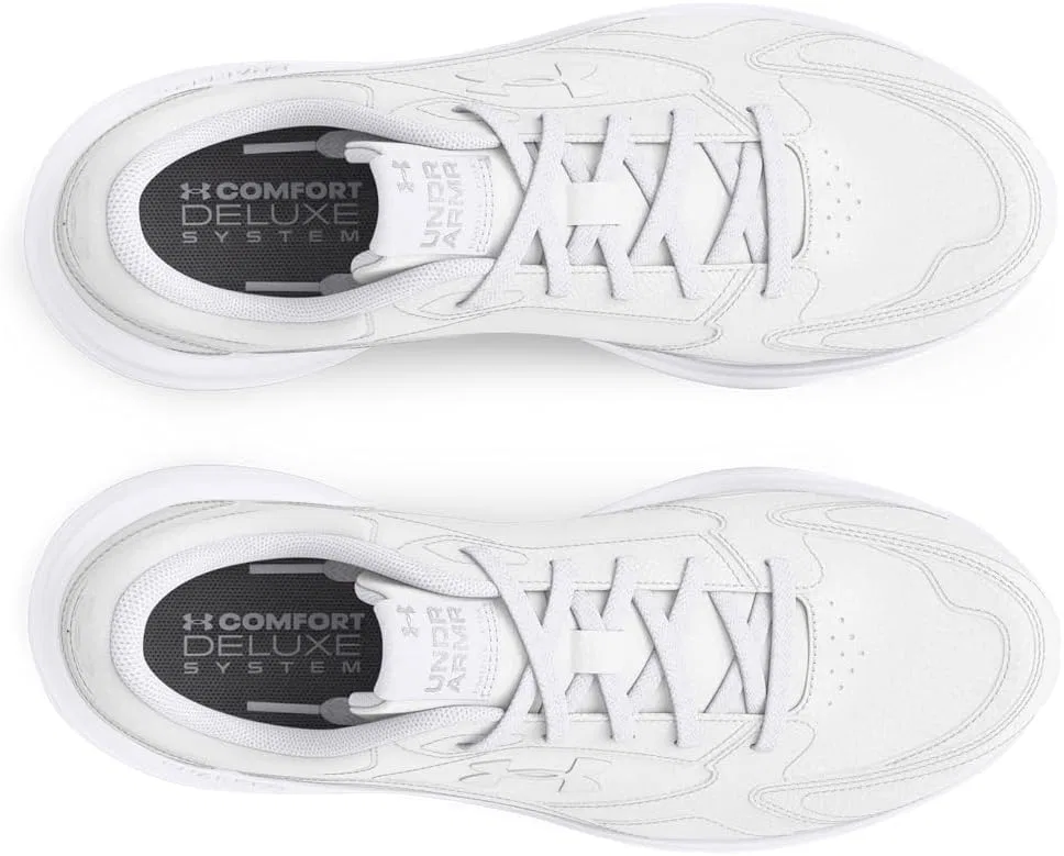 Мужские кроссовки Under Armour UA Edge Lthr Cross Trainer, White Halo Gray — фото 4