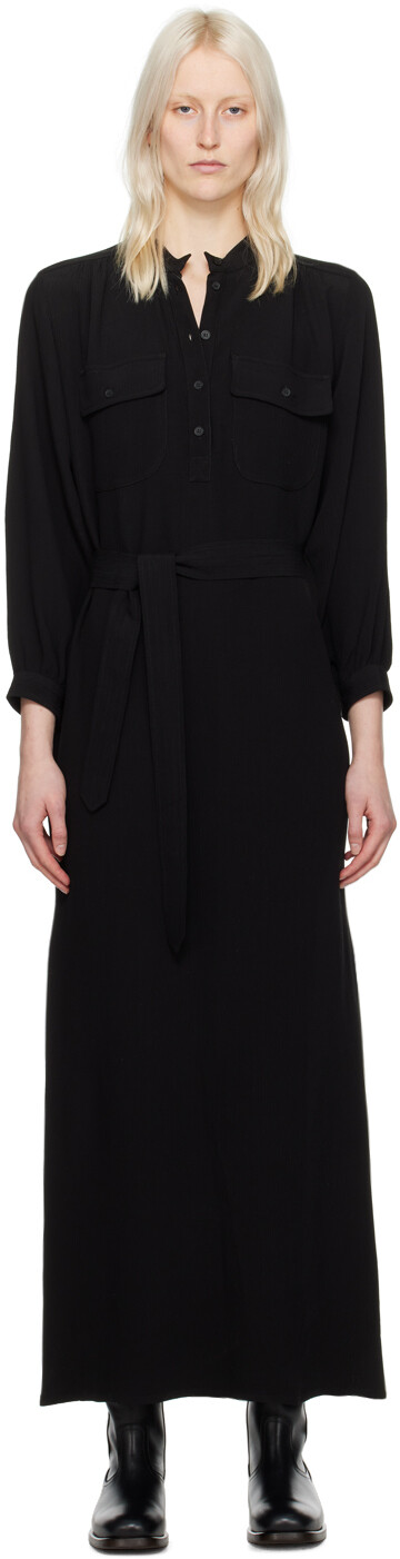 

Черное платье макси Marla A.P.C., Черный, Черное платье макси Marla A.P.C.