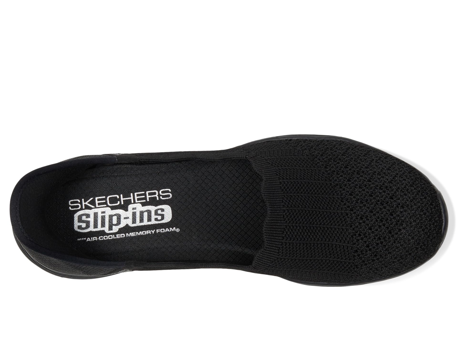 Балетки SKECHERS Seager - Believe It Hands Free Slip-Ins, черный — фото 2