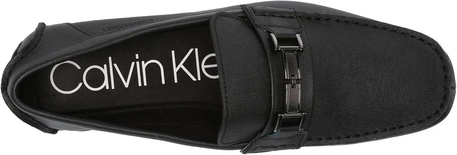 Лоферы Calvin Klein, Black Weave Emboss — фото 4
