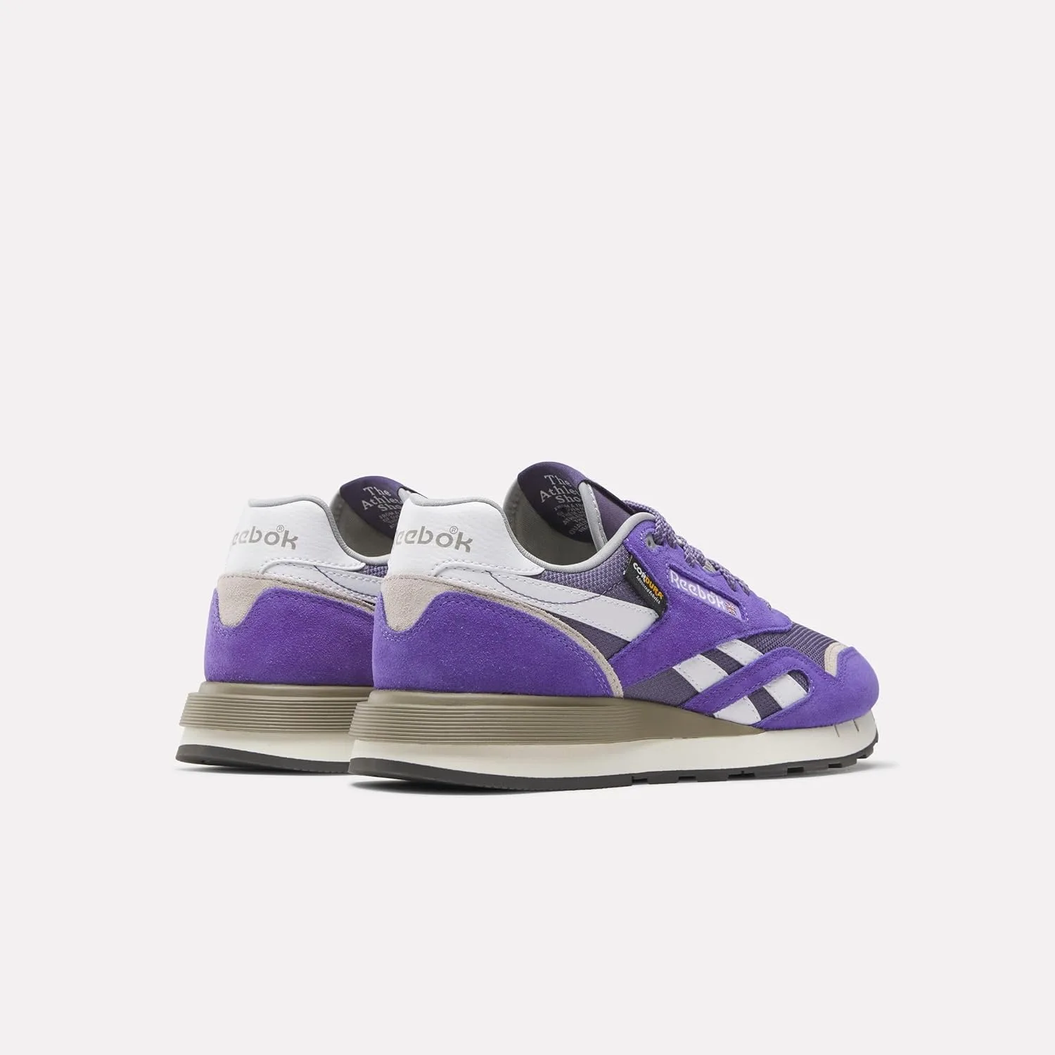 Кроссовки Reebok Unisex Classic Nylon 89, белый/фиолетовый — фото 3