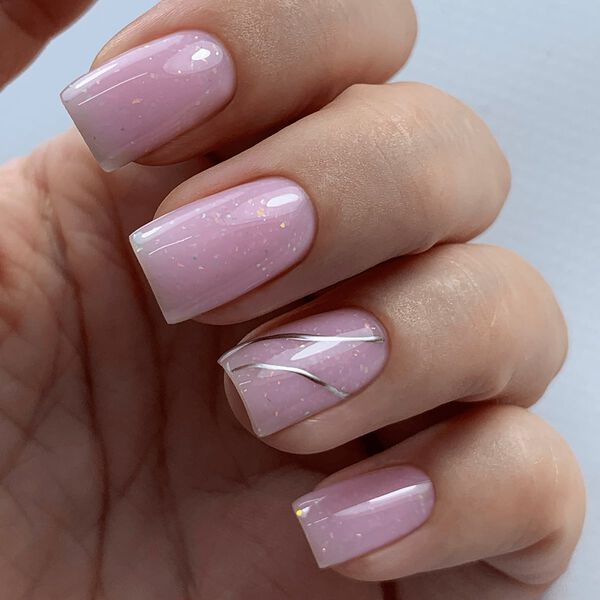 Конструирующий гель UV/LED, ледяная роза, 50 мл Pnb Builder gel, цвет ice rose — фото 2