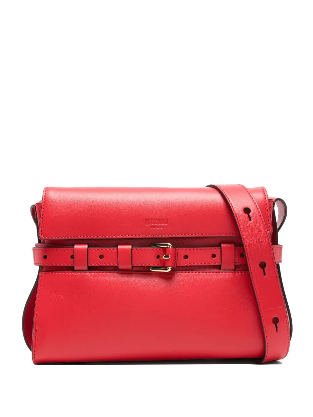 

Сумка на плечо с пряжкой Moschino, красный
