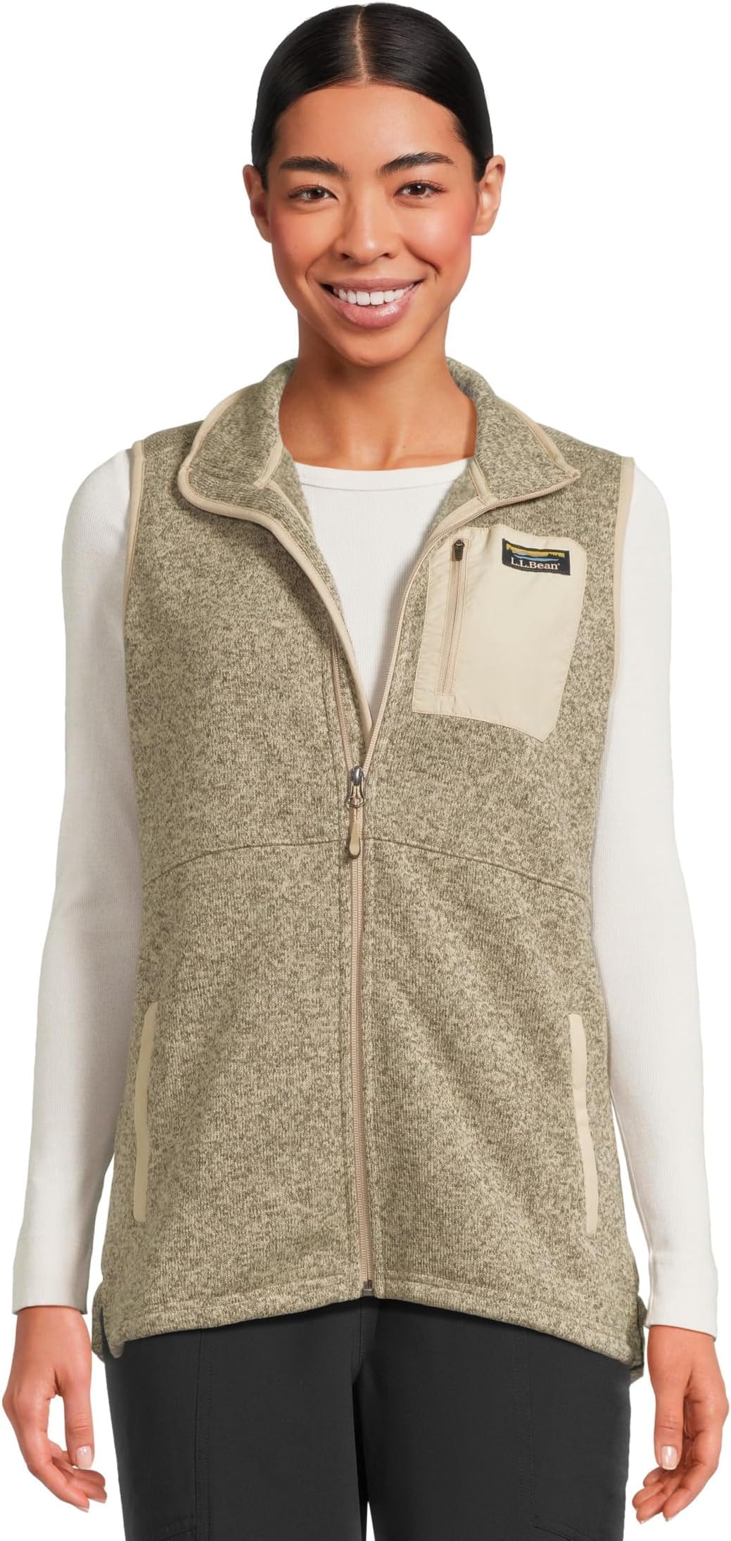 

Жилет L.L.Bean Bean's Sweater Fleece Long Vest, цвет Boulder