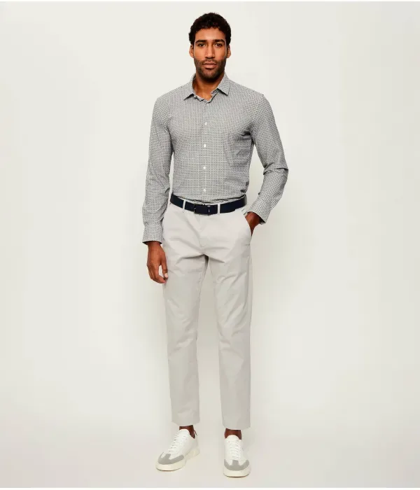 Футболка P-HANK-s-kent-C1 slim fit Boss, серый — фото 2