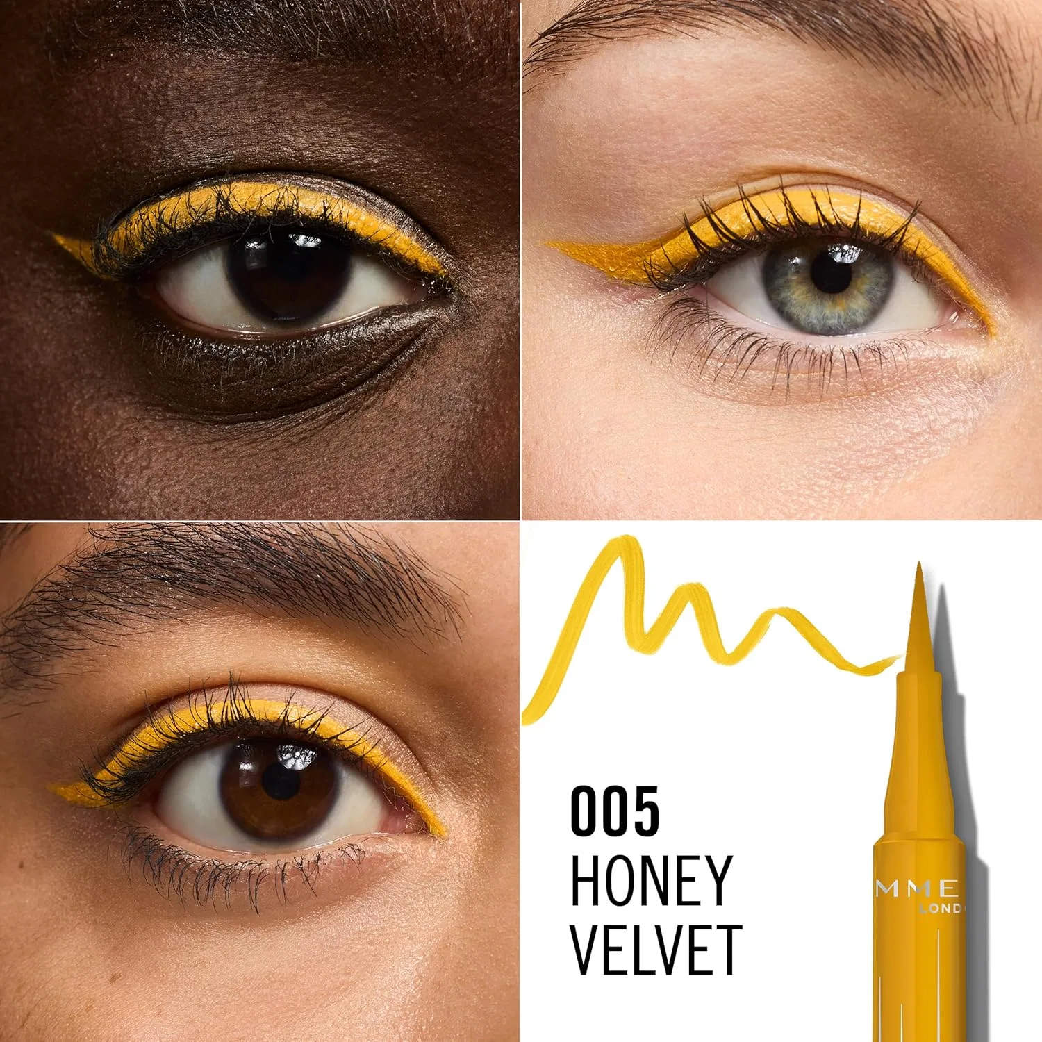 Жидкая подводка для глаз «Wonder'Ink Eyeliner #05 Honey Heaven» от Rimmel Rimmel, 005 Honey Heaven — фото 2