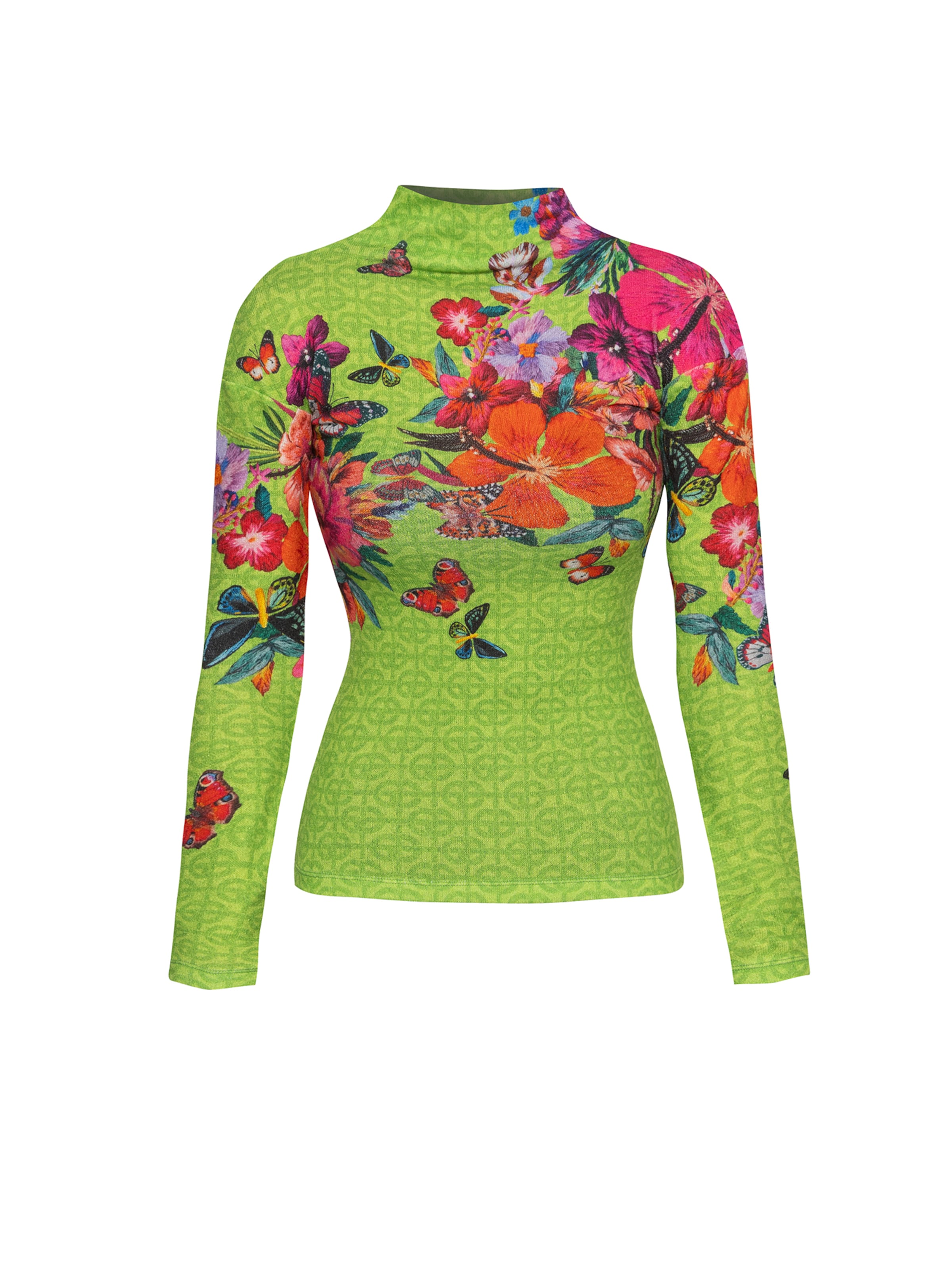 

JIORO Блузка в цвете травяной зелени