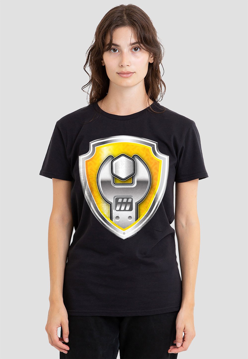 

Футболка с принтом PAW PATROL RUBBLE BADGE Cotton Soul, черный