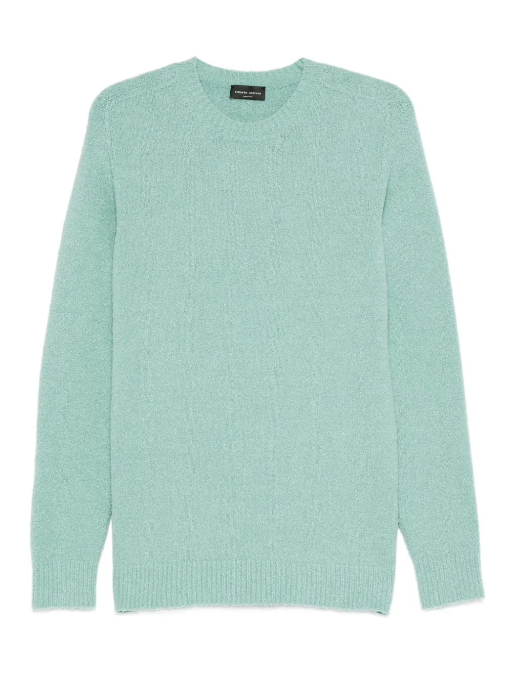 

Свитер с круглым вырезом Roberto Collina, зеленый