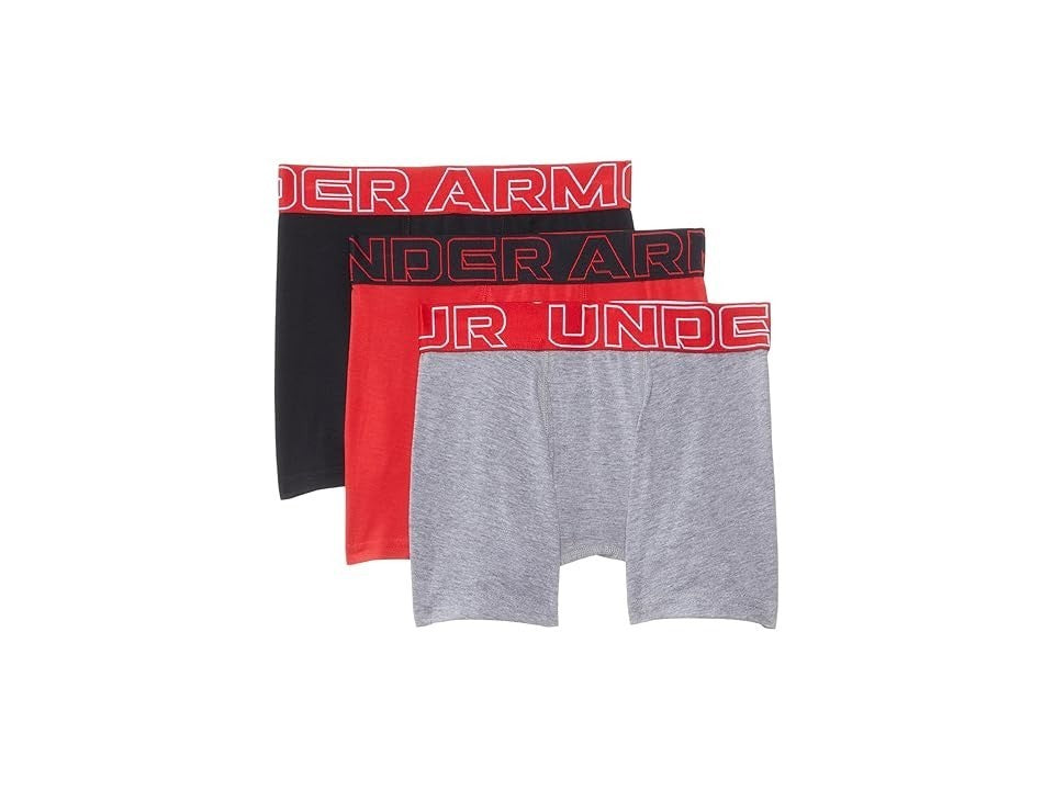 Детские боксеры Under Armour, разноцветные, эластичные, комплект из 3 штук BUU150 — фото 2