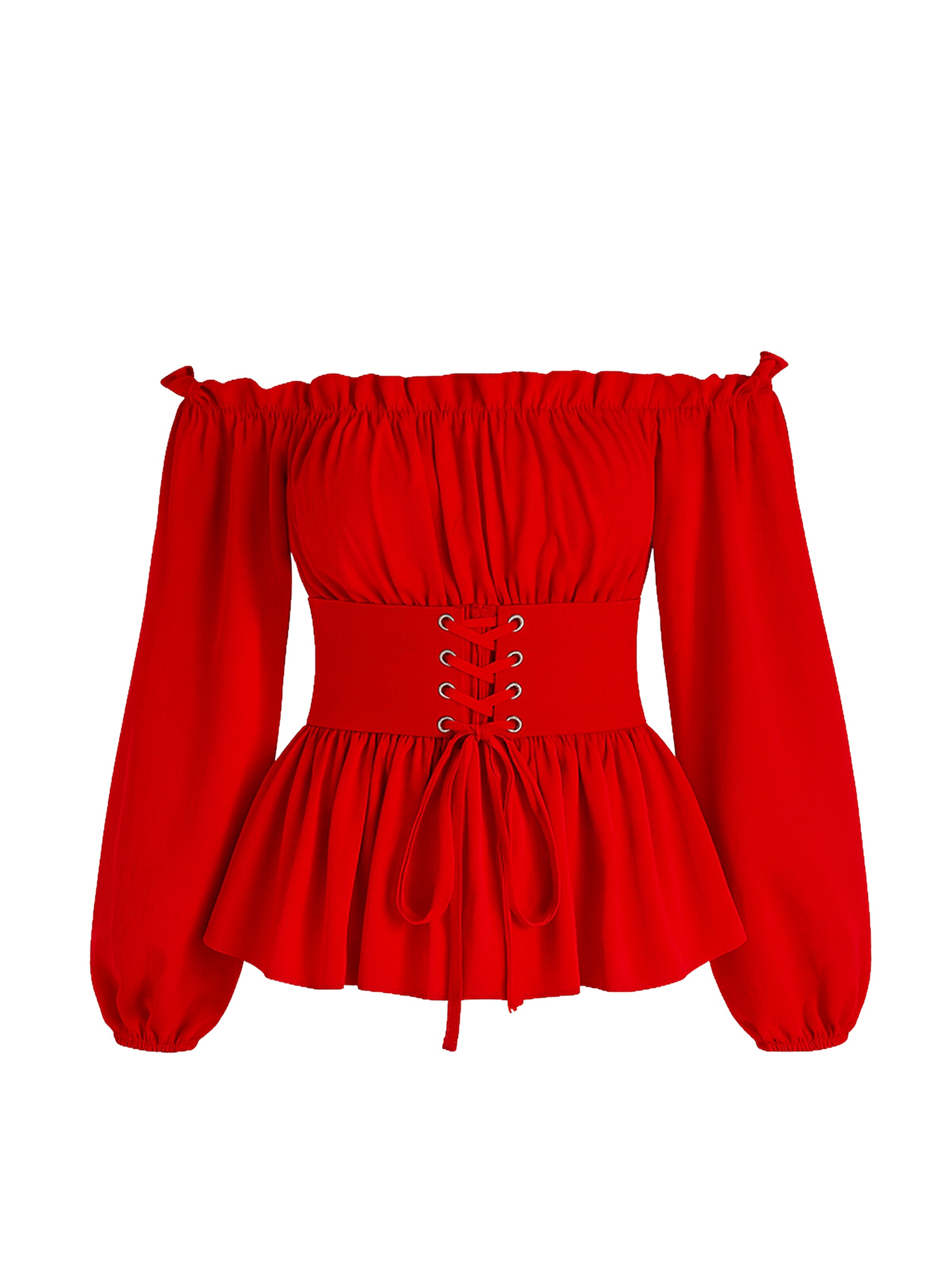 

Elara Блузка в красном цвете