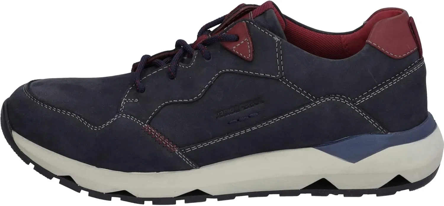 Мужские низкие кроссовки Josef Seibel Jeremiah 07, ширина G (стандартная), сменная стелька, Blue Indigo Combi — фото 2