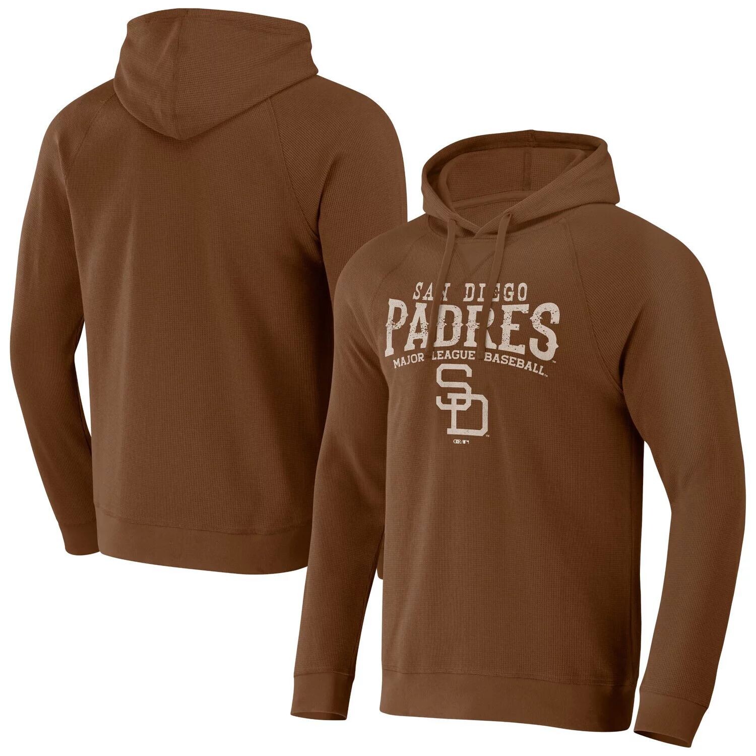 

Мужская коллекция Darius Rucker от Fanatics Brown San Diego Padres вафельного цвета пуловер с капюшоном реглан