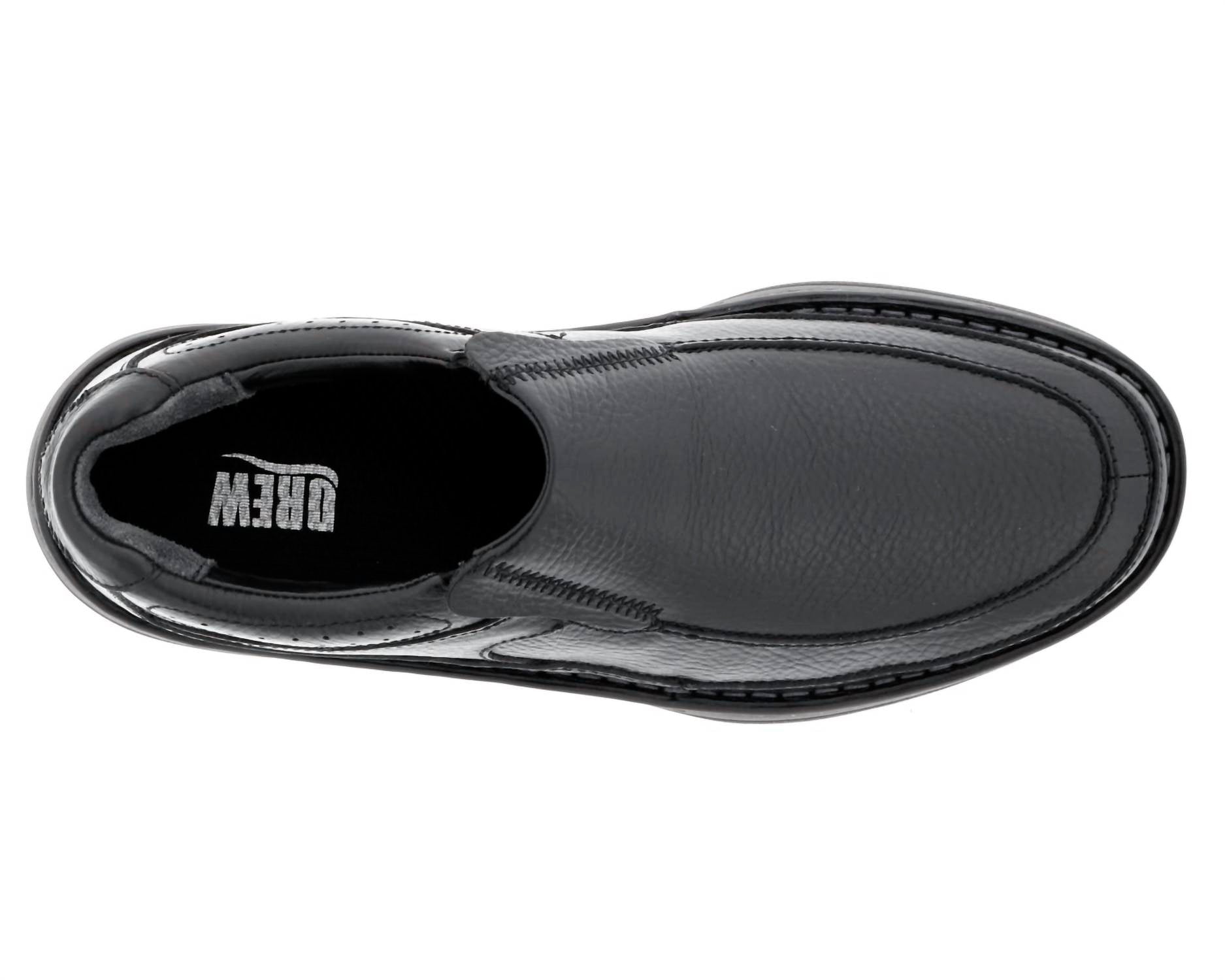 Мужские туфли Bexley Ii из черной кожи Drew Shoes — фото 2