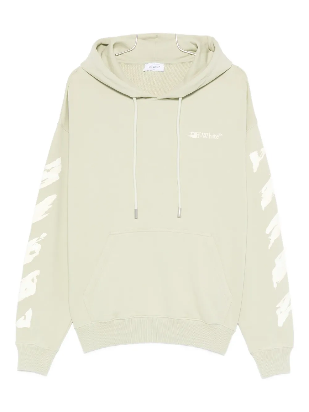

Худи с эффектом брызг краски OFF-WHITE, нейтральный