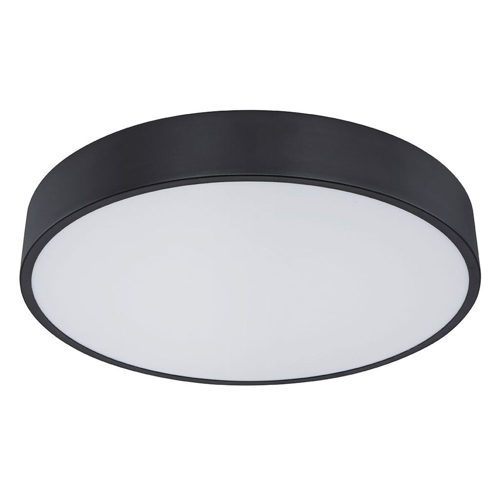 

Потолочный светодиодный светильник, с регулировкой яркости, пульт дистанционного управления, CCT, D 73 см etc-shop, черный