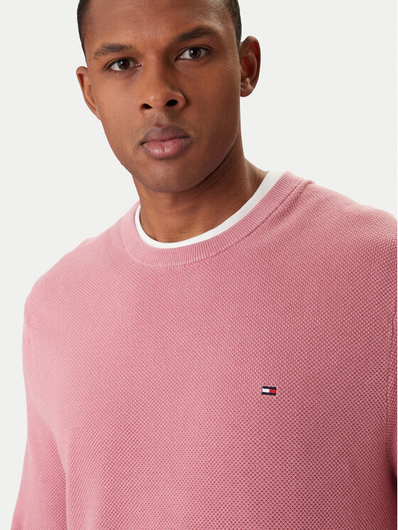 Свитер regular fit Essential MW0MW36347 Tommy Hilfiger, красный — фото 4