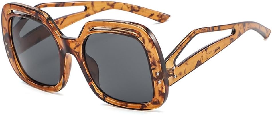 

Модные солнцезащитные очки для женщин, стильные, с полыми дужками, панк-стиль, солнцезащитные очки для мужчин, большая оправа, винтажные очки, защита от ультрафиолета UV400 generic, Flower-black