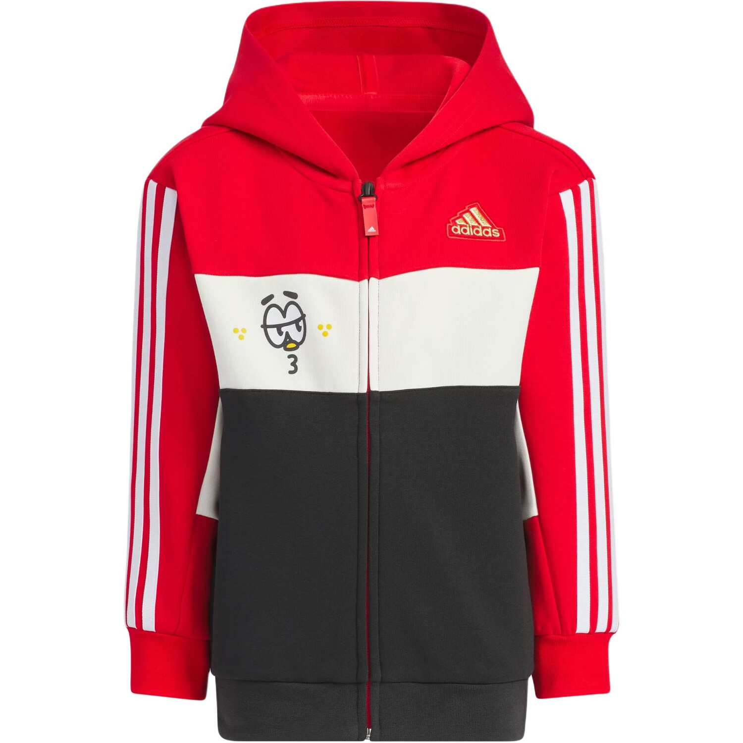 Спортивный костюм Adidas, красный/белый — фото 2