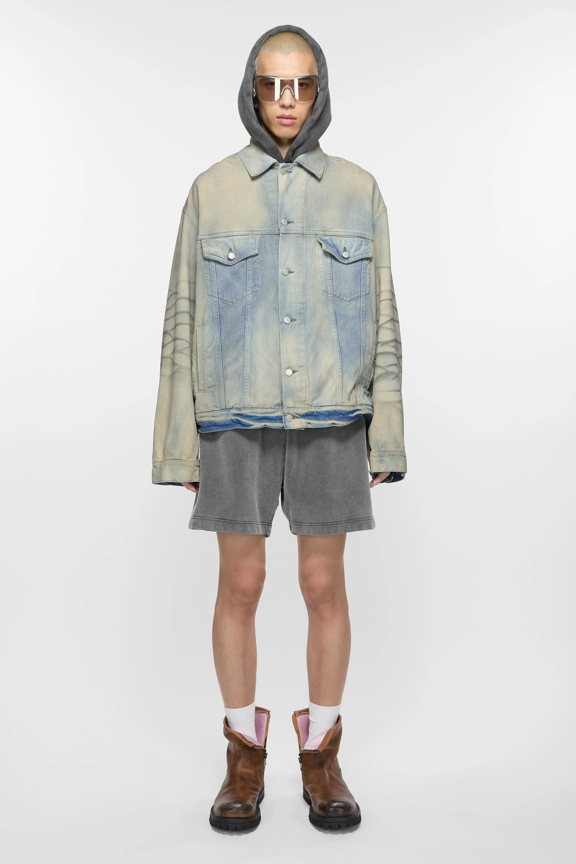 

Джинсовая куртка - Оверсайз крой Acne Studios, голубой