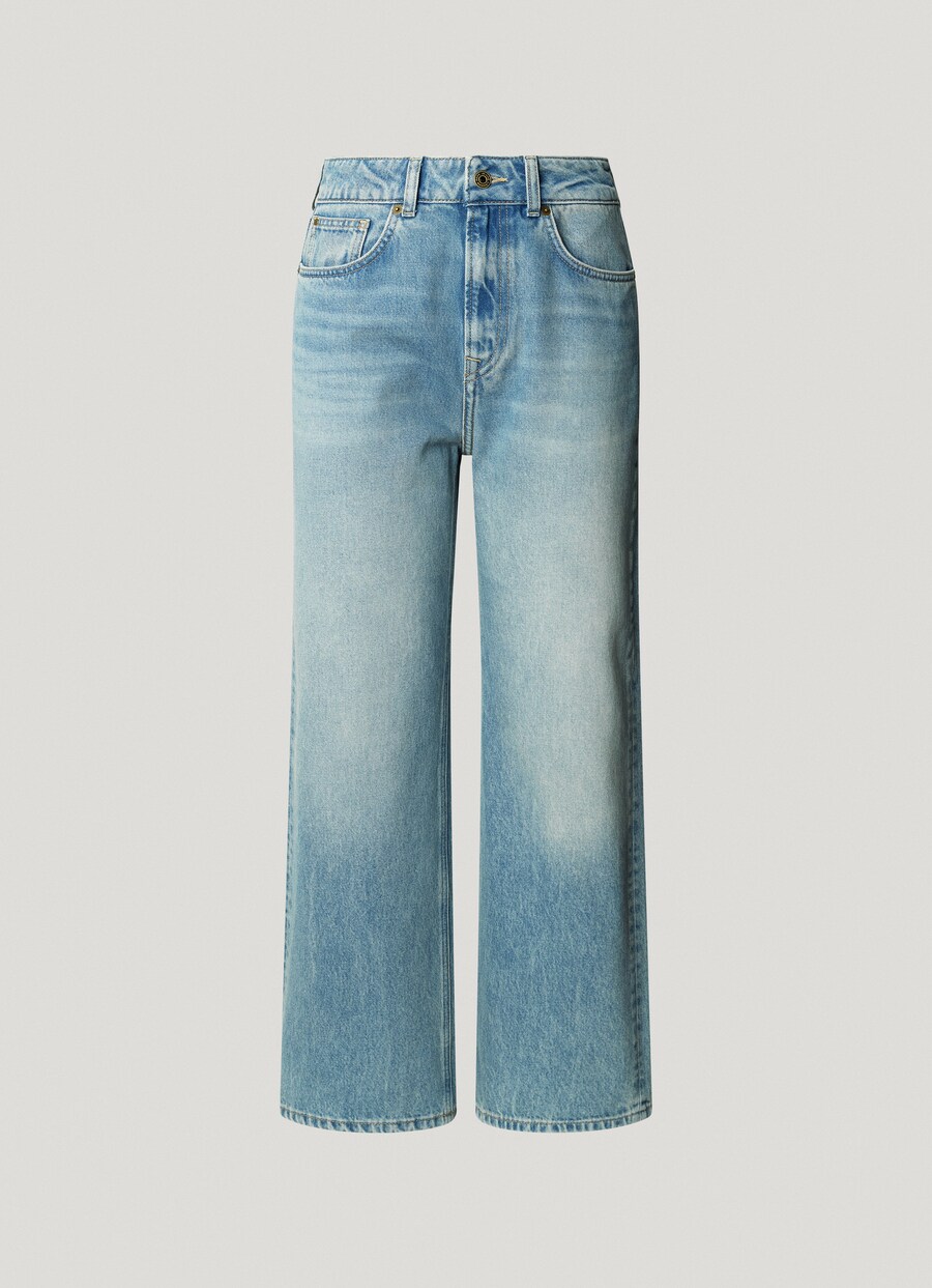 

Джинсы с широкими штанинами Pepe Jeans, светло-синий