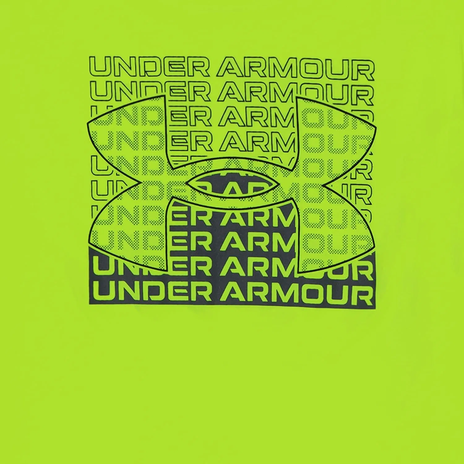 Спортивный набор для мальчиков Under Armour, футболка и шорты, Vis Yellow Panel — фото 3