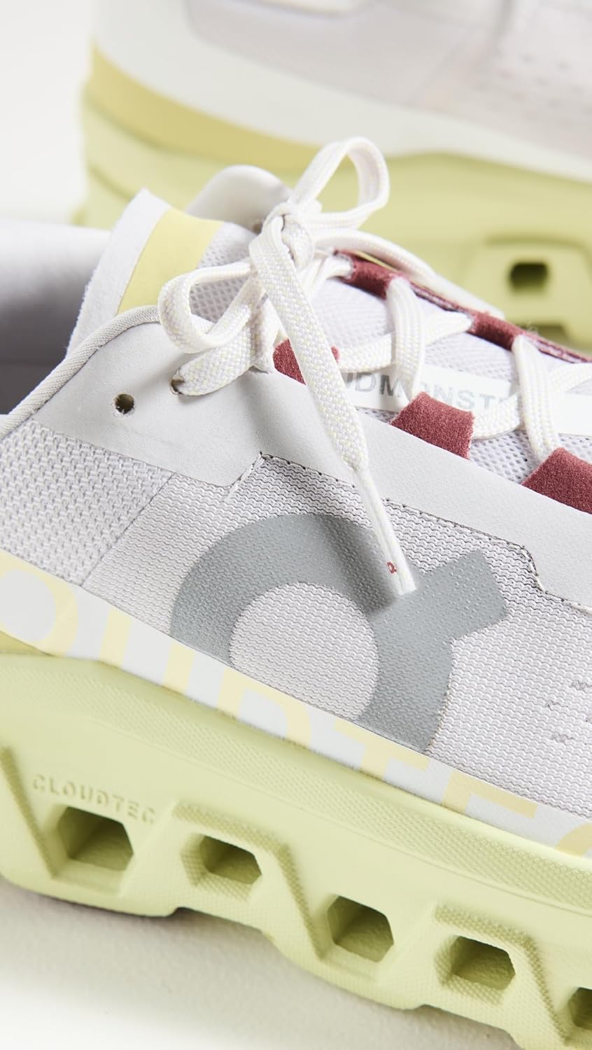 Кроссовки On Damen Cloudmonster Sneaker, Frost/Acacia — фото 4