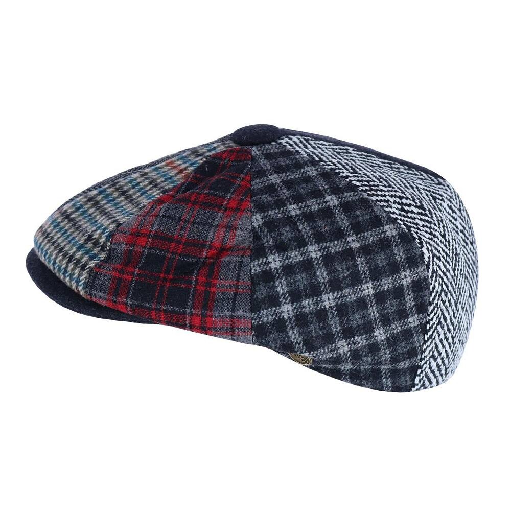 

Мужская кепка газетчика в стиле пэчворк Epoch Hats Company, серый