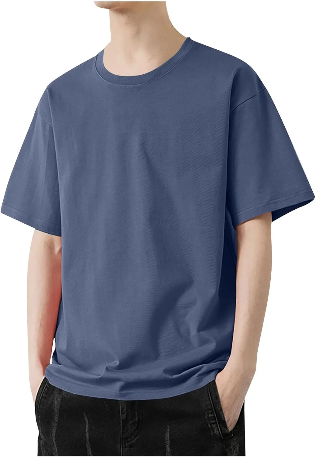 Футболка мужская Cotton Tees, короткий рукав, легкая